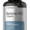 Betaine HCl With Pepsin & Ginger Root, 1000 mg Per Serving - 250 Tablets